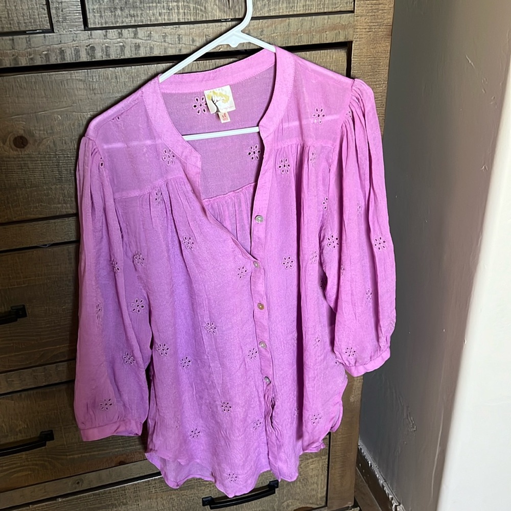 Women’s pink blouse